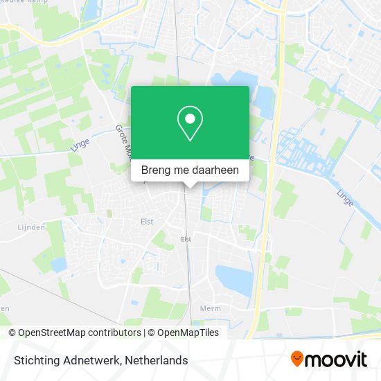 Stichting Adnetwerk kaart