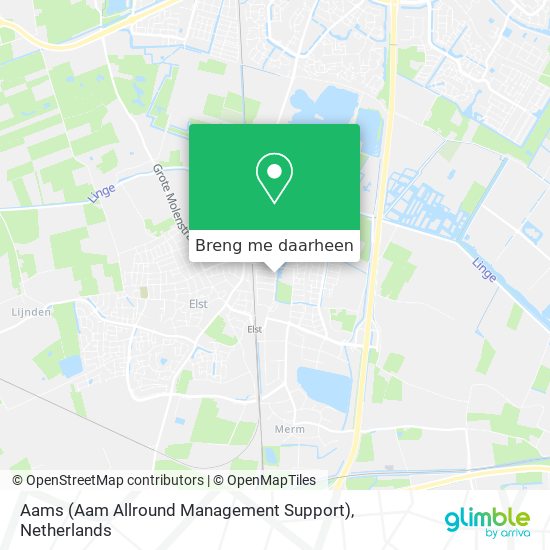 Aams (Aam Allround Management Support) kaart
