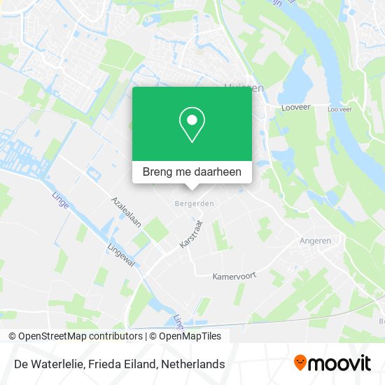 De Waterlelie, Frieda Eiland kaart