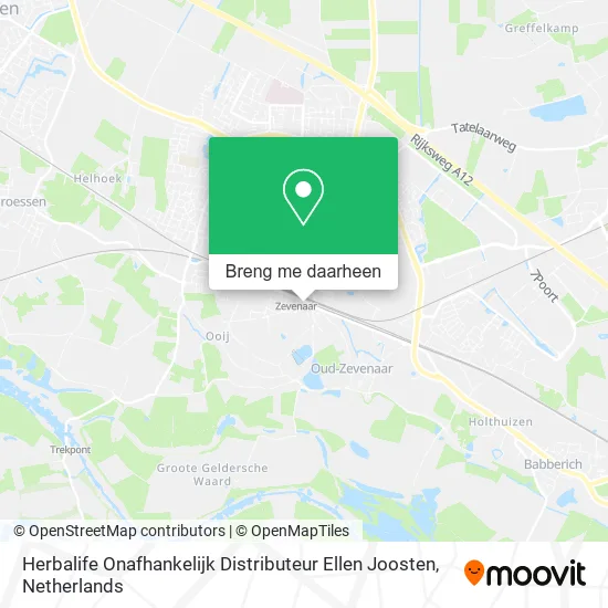 Herbalife Onafhankelijk Distributeur Ellen Joosten kaart