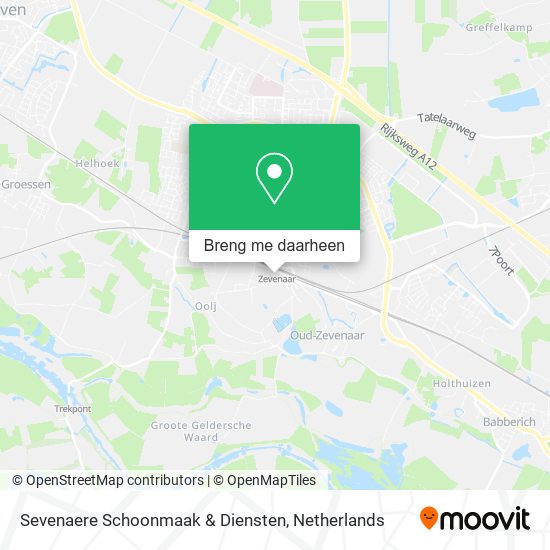 Sevenaere Schoonmaak & Diensten kaart