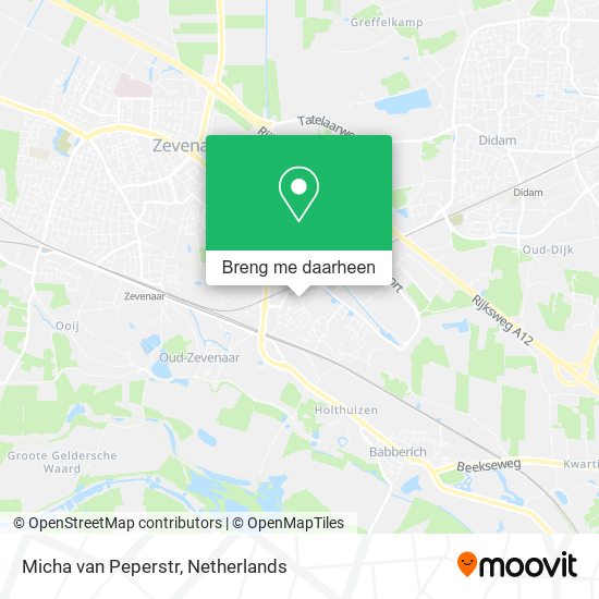 Micha van Peperstr kaart