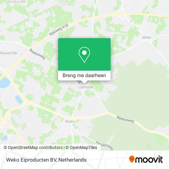 Weko Eiproducten BV kaart