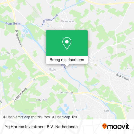 Yrj Horeca Investment B.V. kaart