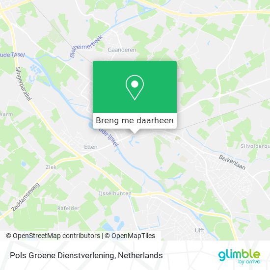 Pols Groene Dienstverlening kaart