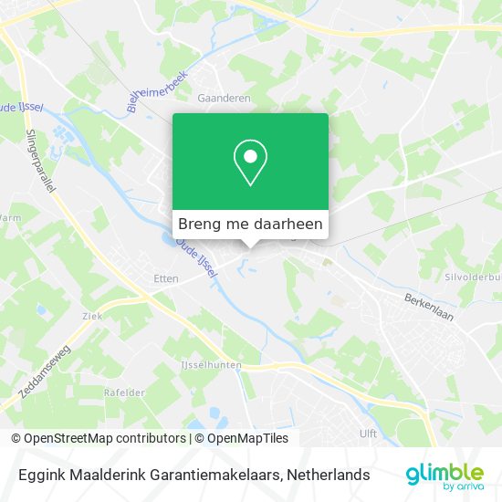 Eggink Maalderink Garantiemakelaars kaart