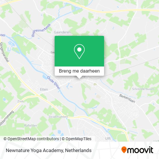Newnature Yoga Academy kaart