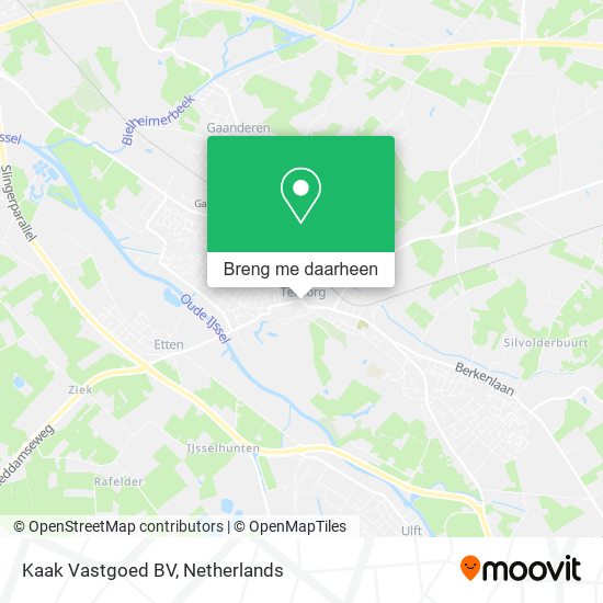 Kaak Vastgoed BV kaart