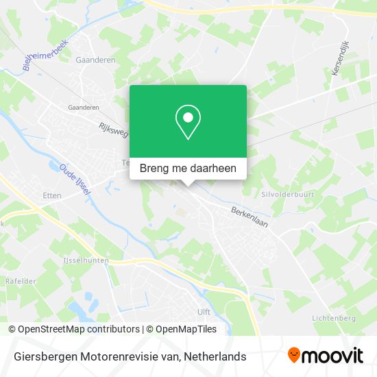 Giersbergen Motorenrevisie van kaart