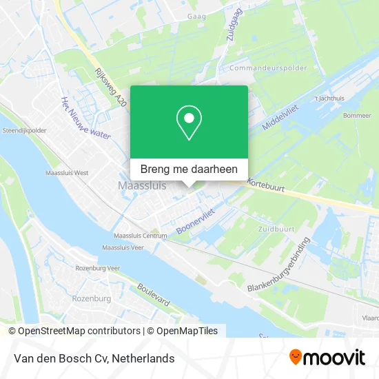 Van den Bosch Cv kaart