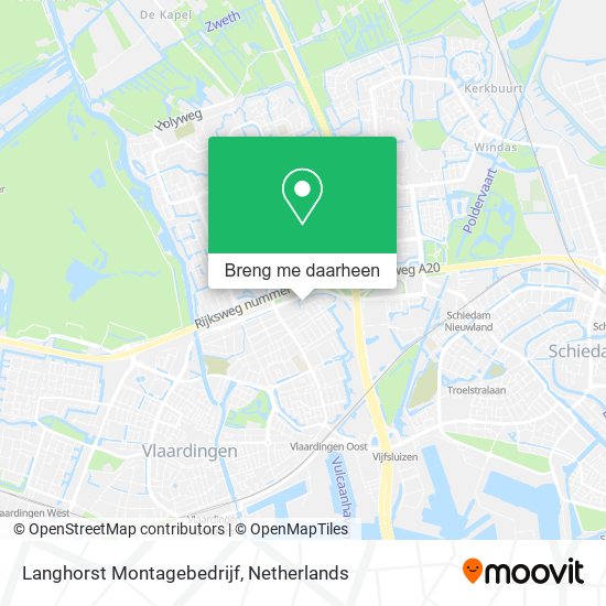 Langhorst Montagebedrijf kaart