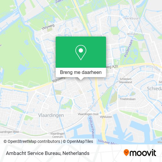 Ambacht Service Bureau kaart