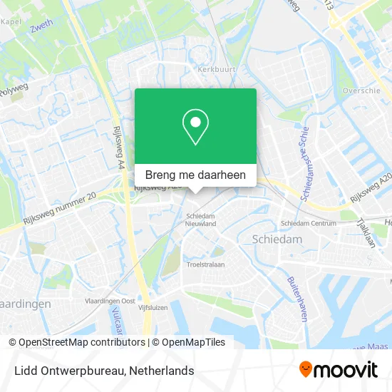 Lidd Ontwerpbureau kaart