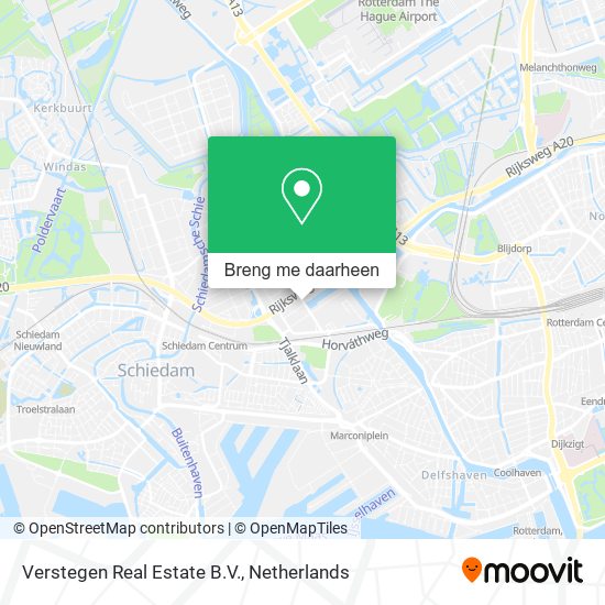 Verstegen Real Estate B.V. kaart