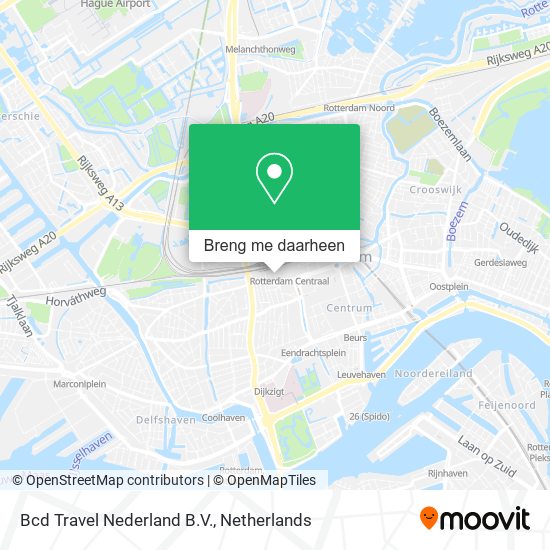 Bcd Travel Nederland B.V. kaart
