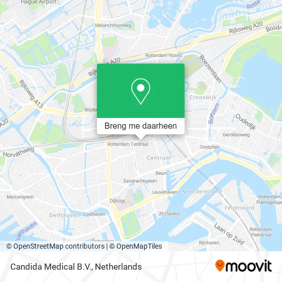 Candida Medical B.V. kaart