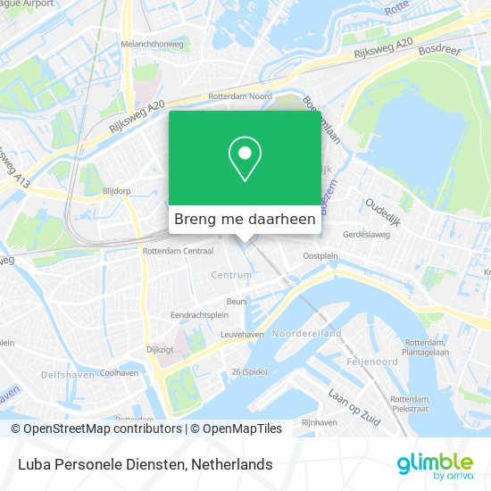 Luba Personele Diensten kaart