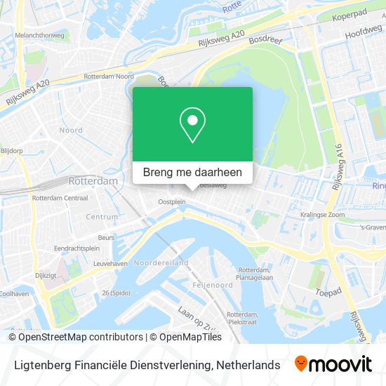 Ligtenberg Financiële Dienstverlening kaart