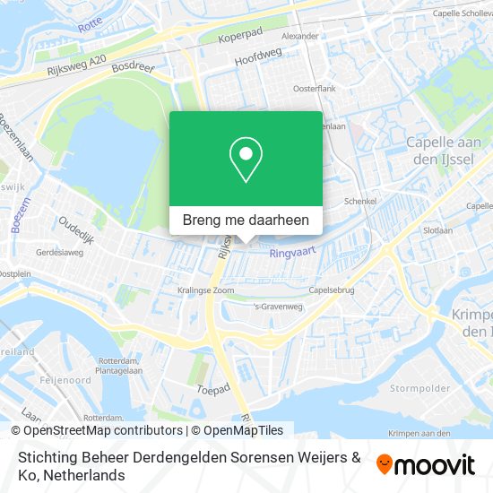 Stichting Beheer Derdengelden Sorensen Weijers & Ko kaart