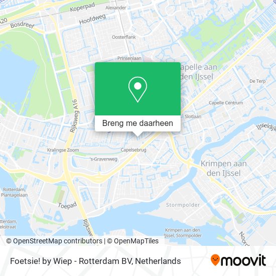 Foetsie! by Wiep - Rotterdam BV kaart