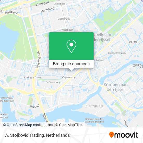 A. Stojkovic Trading kaart