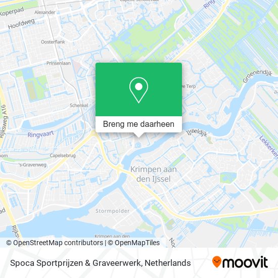 Spoca Sportprijzen & Graveerwerk kaart