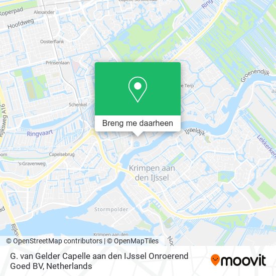G. van Gelder Capelle aan den IJssel Onroerend Goed BV kaart