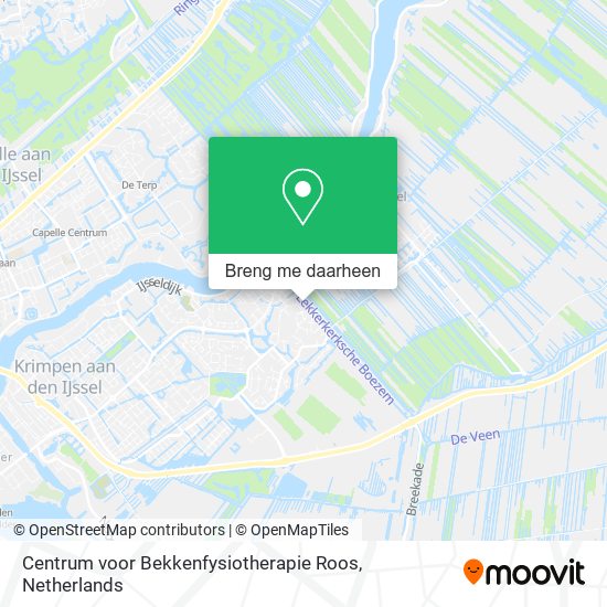 Centrum voor Bekkenfysiotherapie Roos kaart