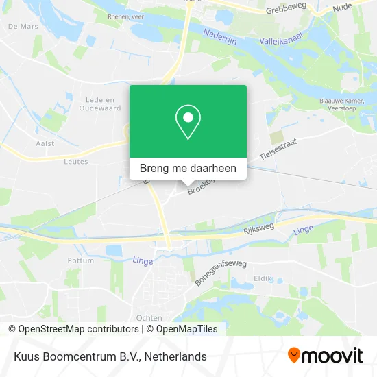 Kuus Boomcentrum B.V. kaart
