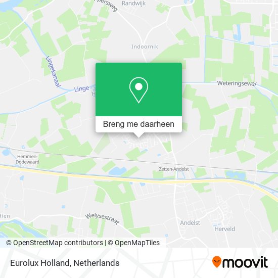 Eurolux Holland kaart