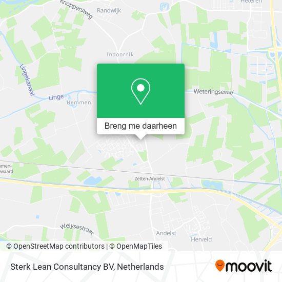 Sterk Lean Consultancy BV kaart