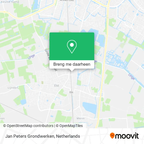 Jan Peters Grondwerken kaart