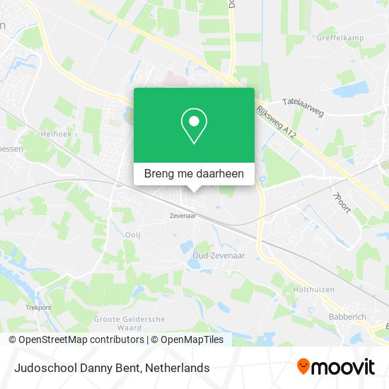 Judoschool Danny Bent kaart