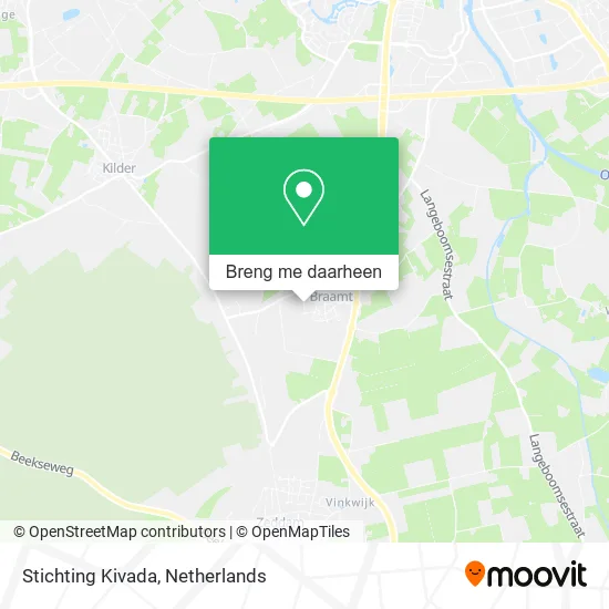Stichting Kivada kaart