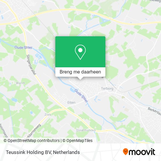 Teussink Holding BV kaart