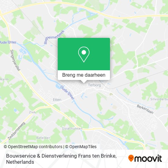 Bouwservice & Dienstverlening Frans ten Brinke kaart