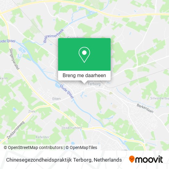 Chinesegezondheidspraktijk Terborg kaart