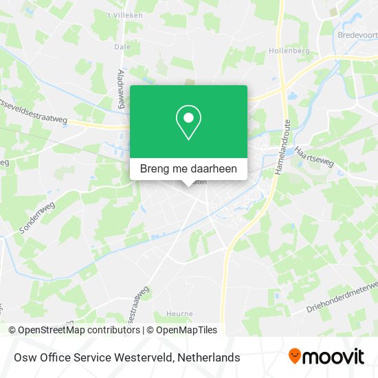 Osw Office Service Westerveld kaart