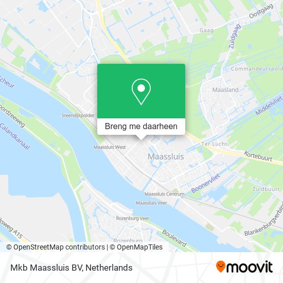 Mkb Maassluis BV kaart