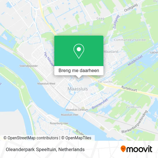 Oleanderpark Speeltuin kaart