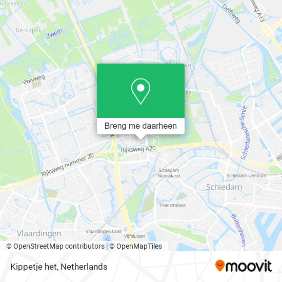 Kippetje het kaart