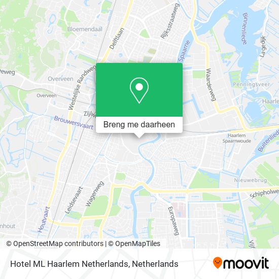 Hotel ML Haarlem Netherlands kaart