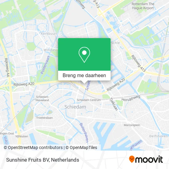 Sunshine Fruits BV kaart