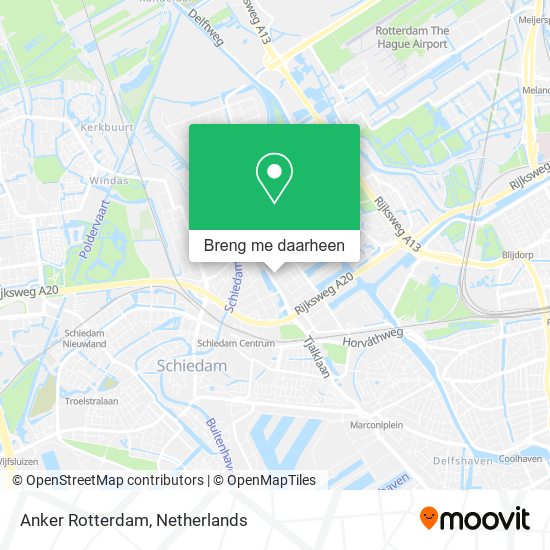 Anker Rotterdam kaart