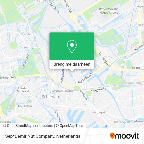 Sep*Demir Nut Company kaart