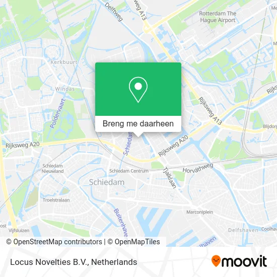 Locus Novelties B.V. kaart