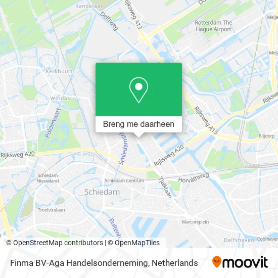 Finma BV-Aga Handelsonderneming kaart