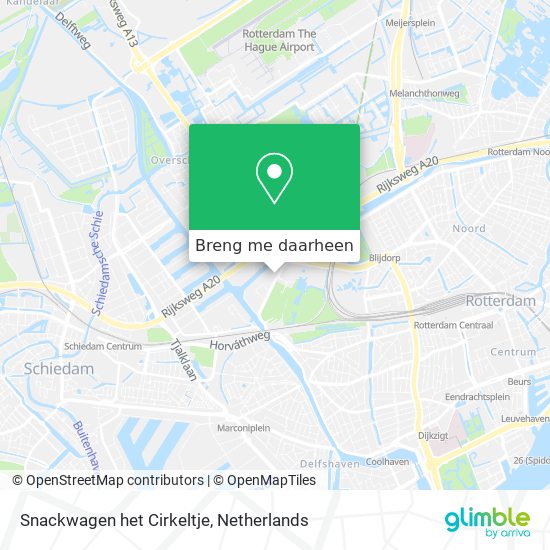 Snackwagen het Cirkeltje kaart