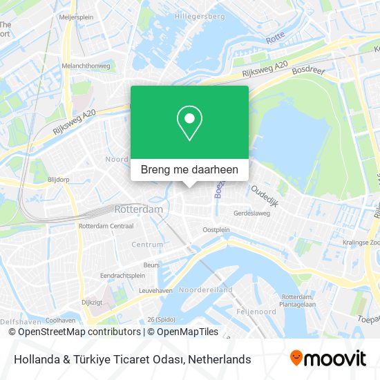 Hollanda & Türkiye Ticaret Odası kaart