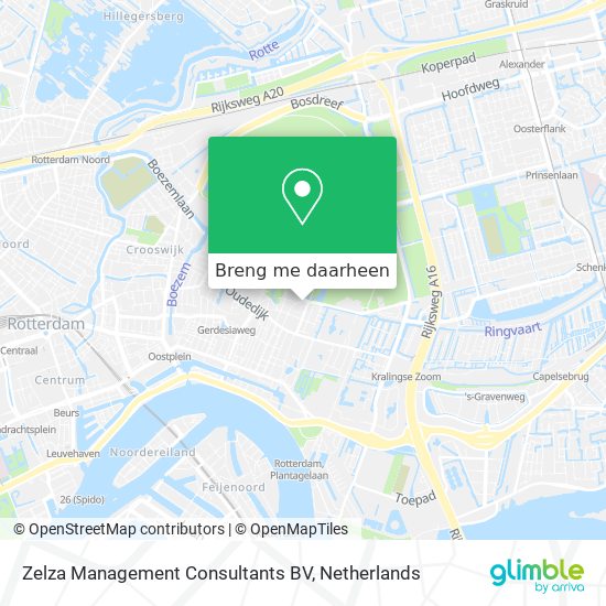 Zelza Management Consultants BV kaart